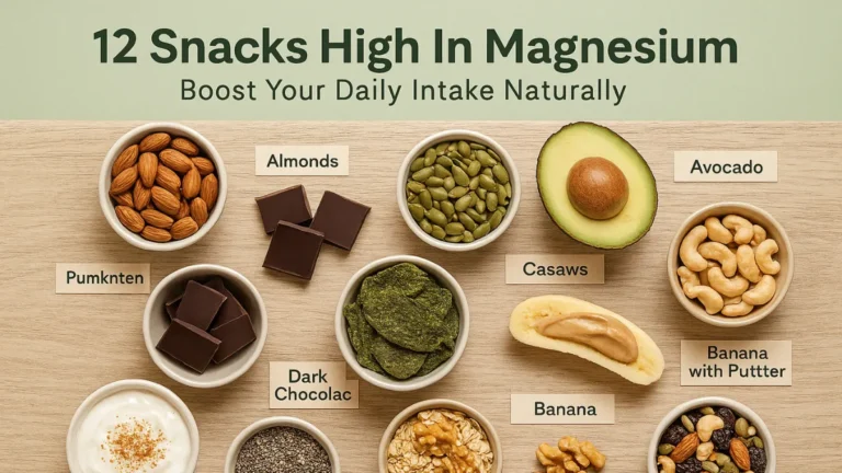 12 Snacks High In Magnesium To Boost Your Daily Intake