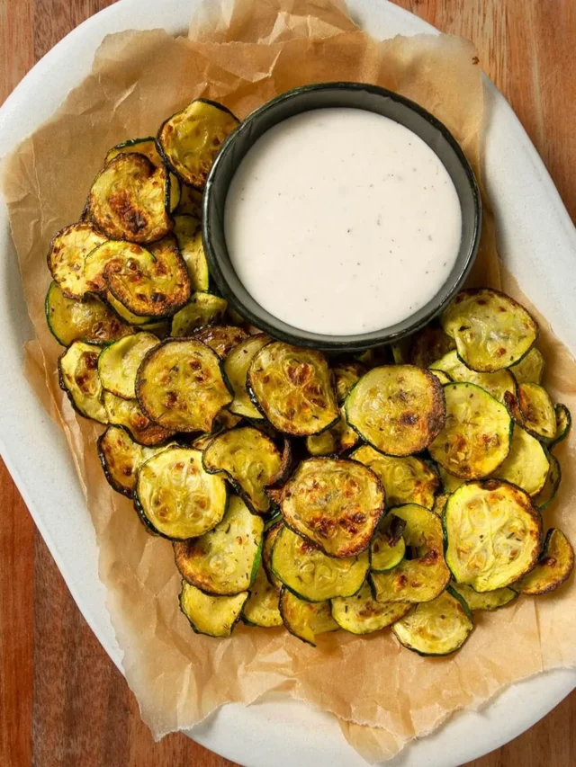 Air Fryer Zucchini Chips Recipe