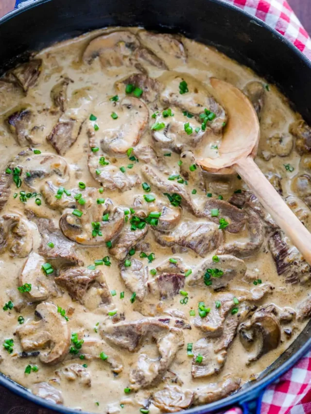 Easy Beef Stroganoff Recipe