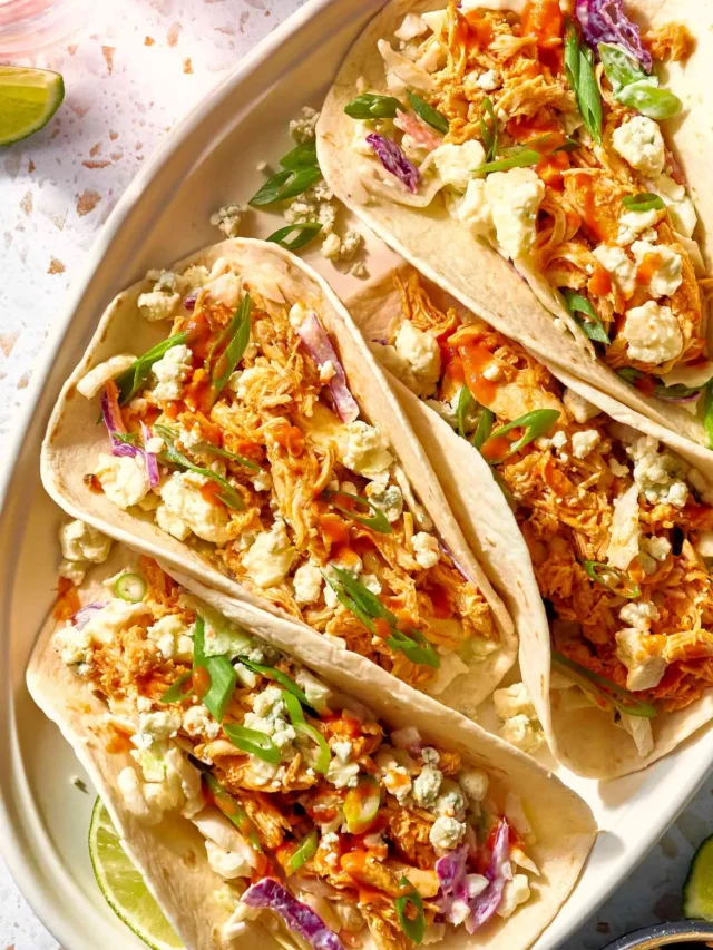 Quick and Easy Buffalo Chicken Tacos