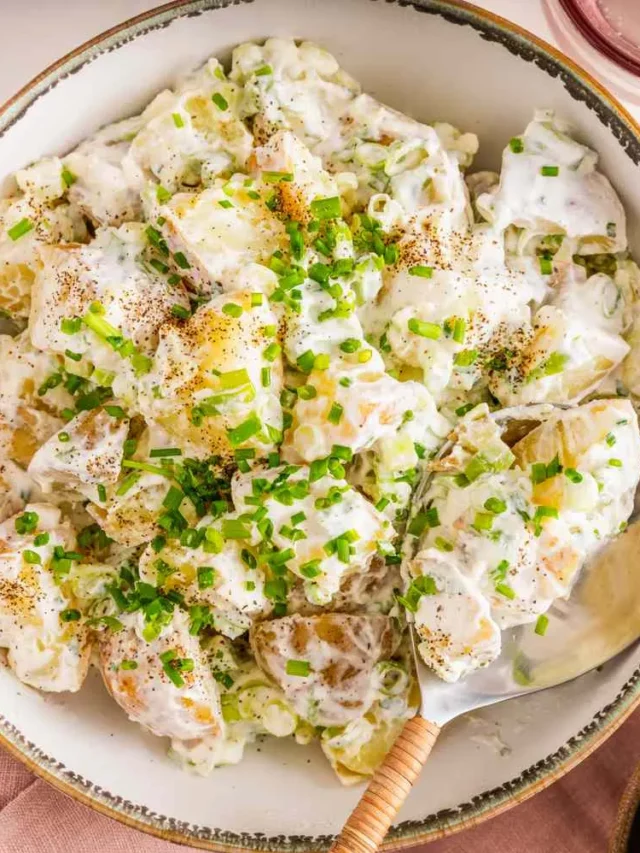 Sour Cream and Onion Potato Salad