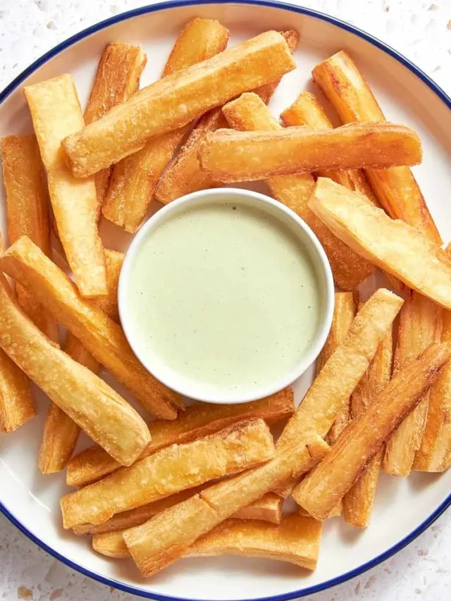 Yuca Fries With Spicy Mayo