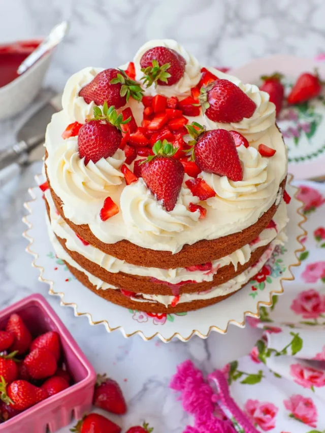Strawberry Shortcake Cake Recipe