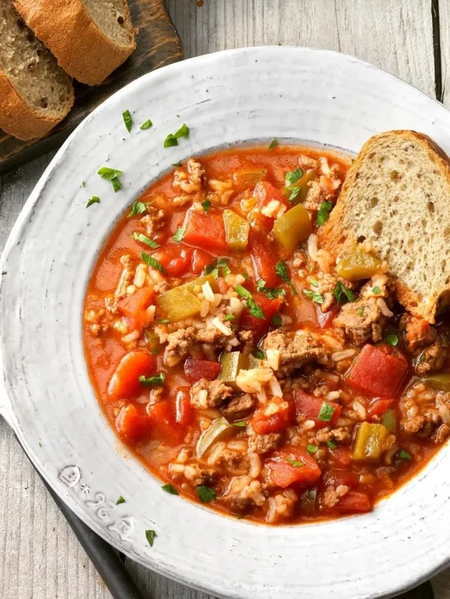 STUFFED PEPPER SOUP RECIPE