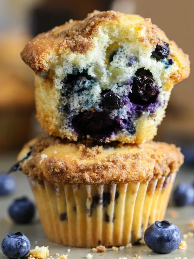 Simple Blueberry Muffins (So Moist)