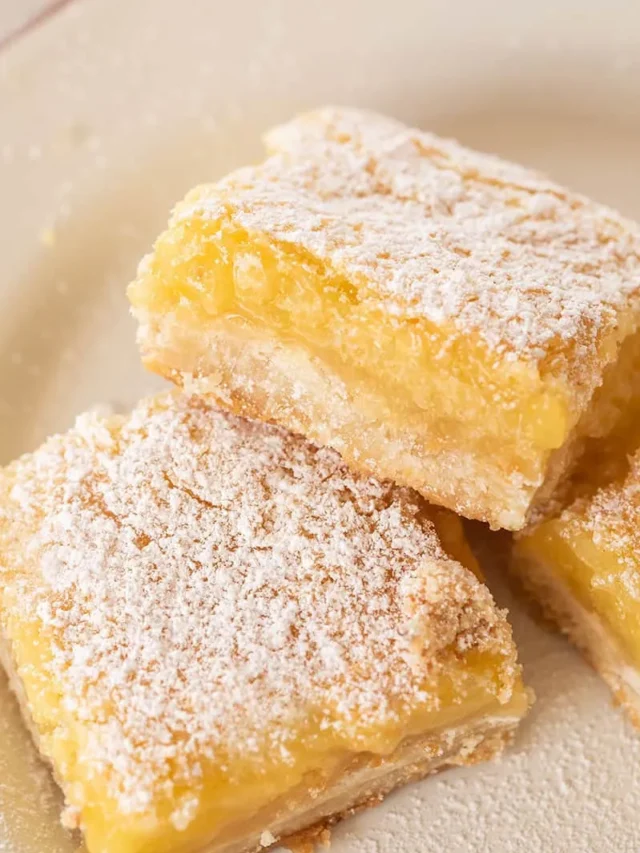 Lemon Bars with Shortbread Crust Recipe